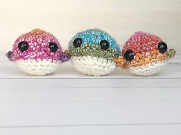 Mini Crochet Whales